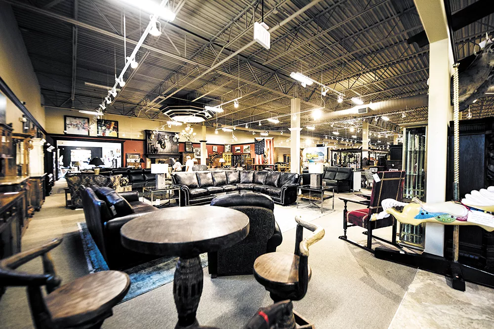 Liberty Lake's Consignment Furniture is the largest consignment shop in the nation. - ALICIA HAUFF PHOTO