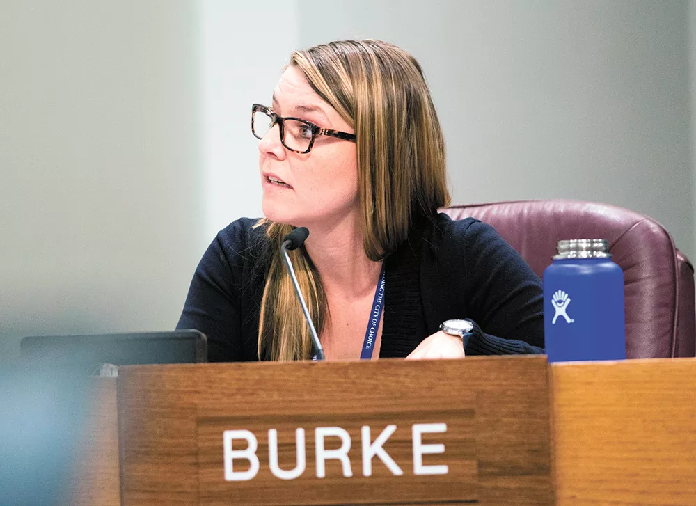 Kate Burke was the lone vote against an affordable house ordinance on Monday, saying it didn't include enough safeguards. - DANIEL WALTERS PHOTO