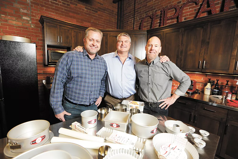 FROM LEFT: Fat Daddio's Vice President Greg Skipper, President Craig Kuehl and Creative Director Scott Jones. - YOUNG KWAK