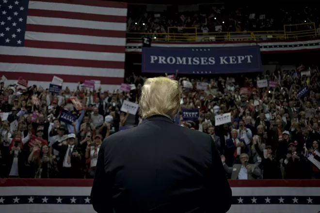 Trump closes out a campaign built on fear, anger and division