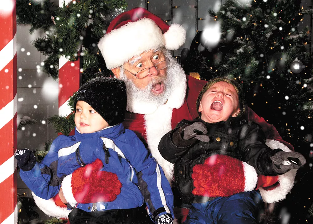 Robert Wilson, who played Santa Claus at the Christmas Light Show, also played an integral role in Morris's federal lawsuit. - MARK ADDY PHOTO