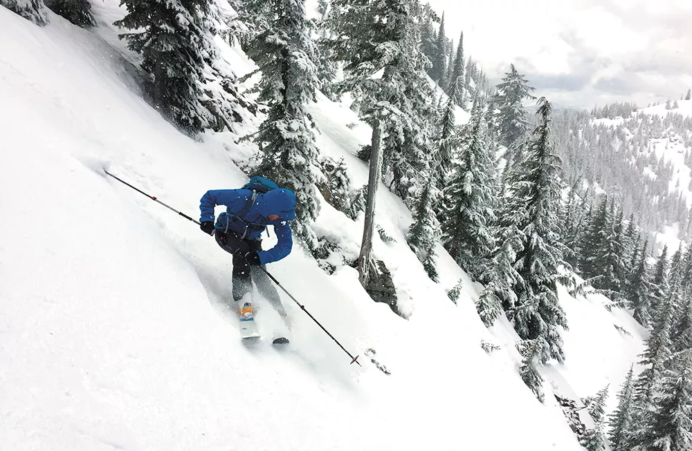 Mike Brede, along with Larry Banks, started an online community for people to meet and share information on the local backcountry scene at panhandlebackcountry.com. - LARRY BANKS PHOTO