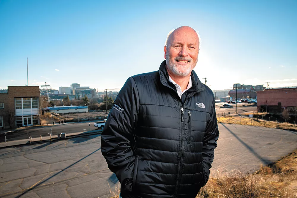 Eric Sawyer, president and CEO of the Spokane Sports Commission, hopes a new Sportsplex will attract national events to Spokane. - ERICK DOXEY PHOTO