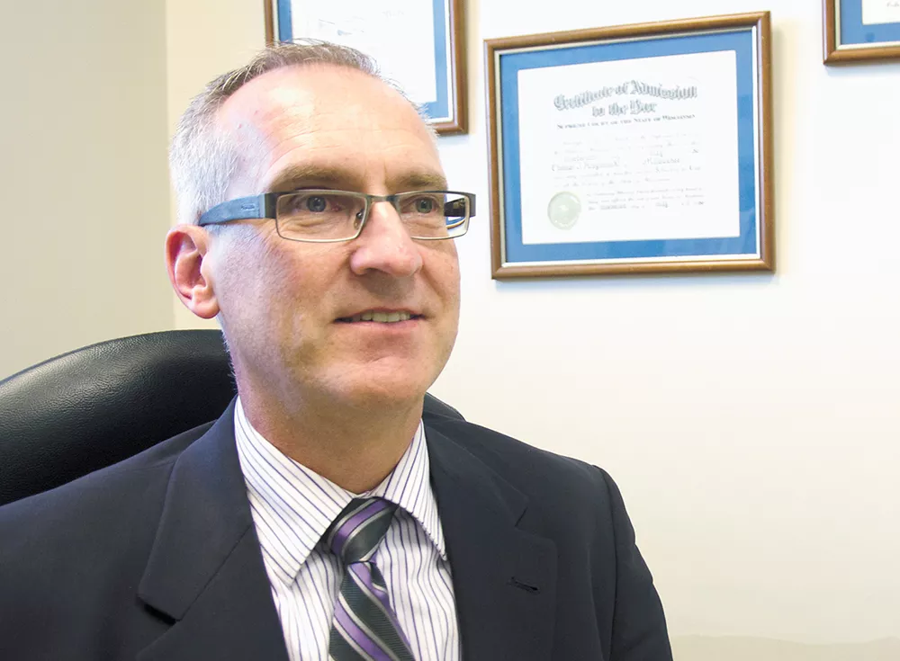 Tom Krzyminski, director of the County Public Defender's Office: "There really isn't a lot of room in there for sitting around doing nothing. Everyone's working."