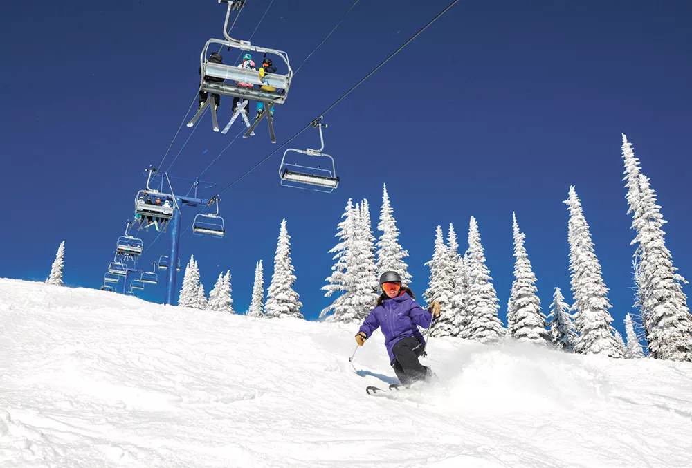 Schweitzer boasts 2,900 acres of skiable terrain.|SCHWEITZER MOUNTAIN RESORT photo - SCHWEITZER MOUNTAIN RESORT PHOTO