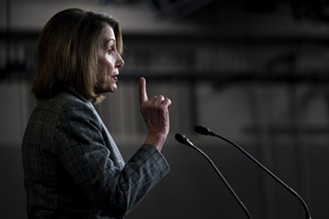 House Speaker Nancy Pelosi (D-Calif.) speaks at a weekly news conference on Capitol Hill in Washington, Feb. 28, 2019. - ERIN SCHAFF/THE NEW YORK TIMES