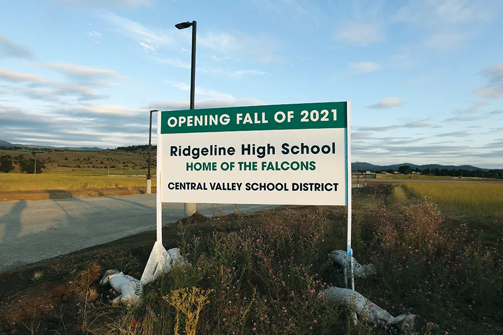 Central Valley's new Ridgeline High School has been designed to accommodate 1,600 students. - YOUNG KWAK PHOTO