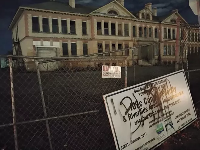 The building where Ben Stuckart held his mayoral campaign announcement last year. - DANIEL WALTERS PHOTO