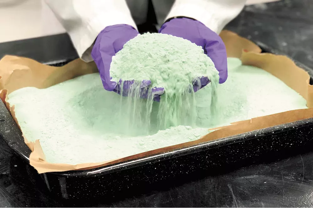 One company, American Manganese, says it can separate lithium ion batteries into their distinct components for recycling. - COURTESY OF AMERICAN MANGANESE