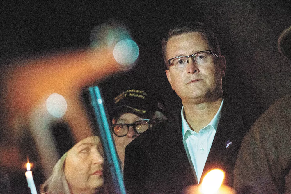 Rep. Matt Shea was linked to "domestic terrorism" in a report commissioned by state lawmakers. - DANIEL WALTERS PHOTO