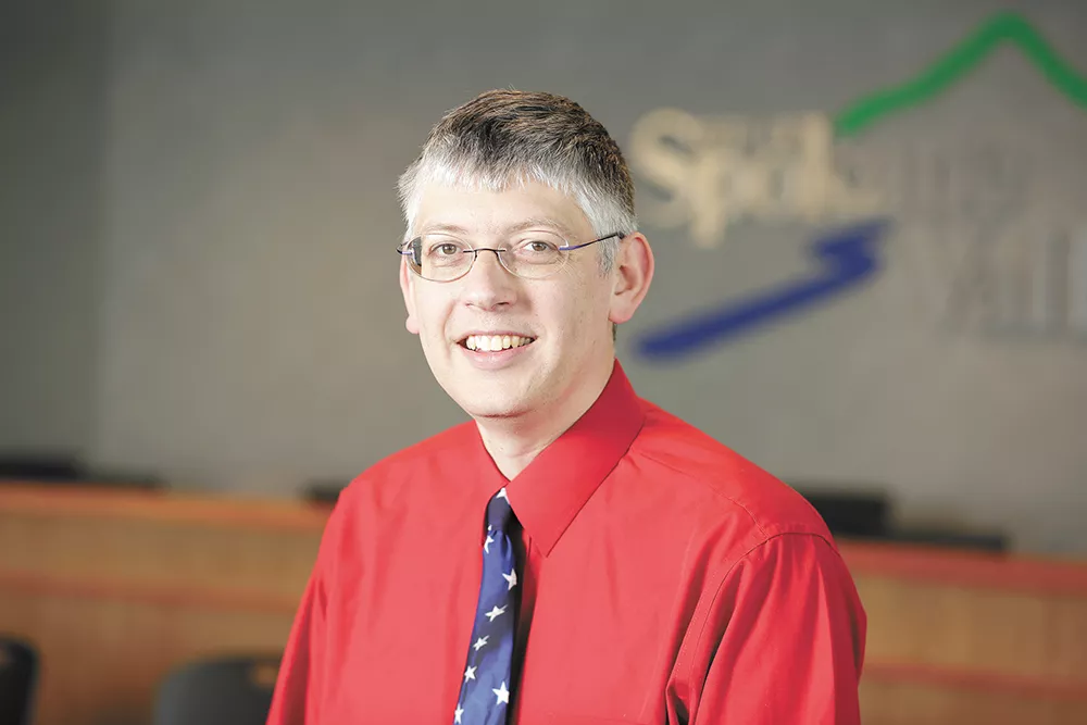 Ben Wick, Spokane Valley's new mayor, is the publisher of two community newspapers and works as an IT manager for Spokane Industries. - YOUNG KWAK PHOTO