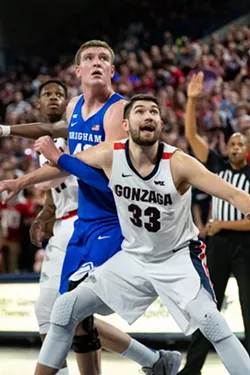 After a brief rest, the Zags will head back to the Bay Area to face archrival Saint Mary's (2)