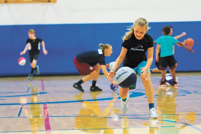 Skyhawks hosts kids’ sports programs year-round, so even if summer camp can’t meet in person this year, there are other opportunities.