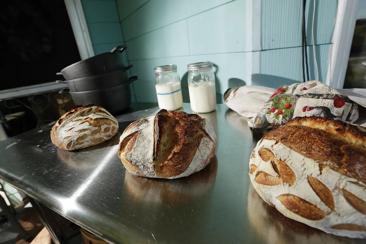 Bread crafted by Stacie Kearney of Lucky Lady Bread, using her sourdough starter named “Carl.” - YOUNG KWAK PHOTO
