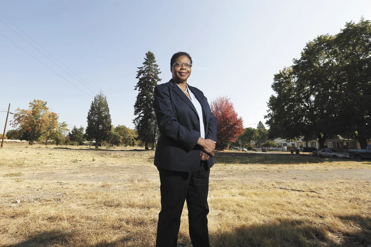 City Councilwoman Betsy Wilkerson would like to see new development in this part of East Central to "increase the vibrancy of this neighborhood." - YOUNG KWAK PHOTO