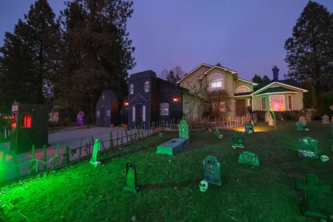 The King Family Haunted House, shown here in 2019, is back for outdoor scares this year. - ERICK DOXEY