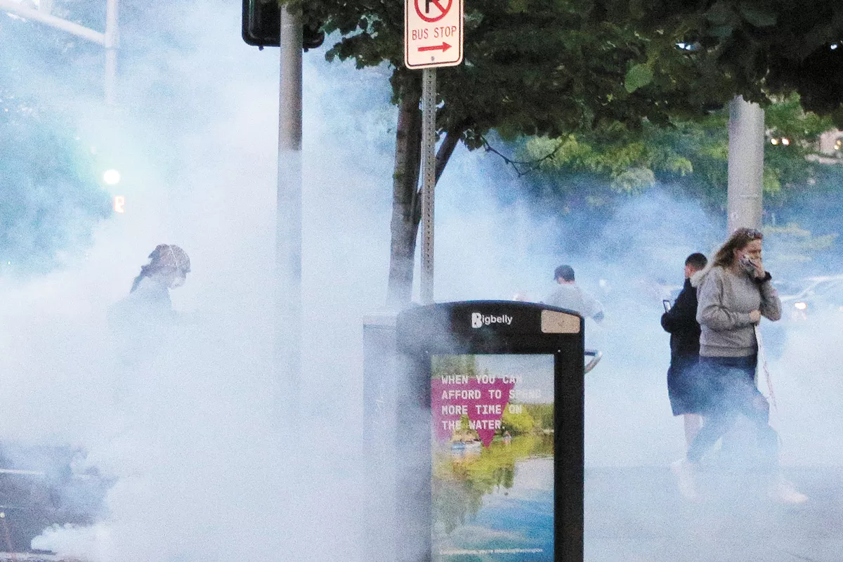 A protest on May 31 put Spokane police on notice: These aren't normal times, says Police Chief Craig Meidl. - YOUNG KWAK PHOTO
