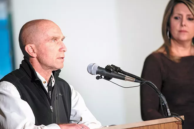 Community spread of COVID-19 is a major concern, according to Spokane Regional Health Officer Dr. Bob Lutz. - DANIEL WALTERS PHOTO
