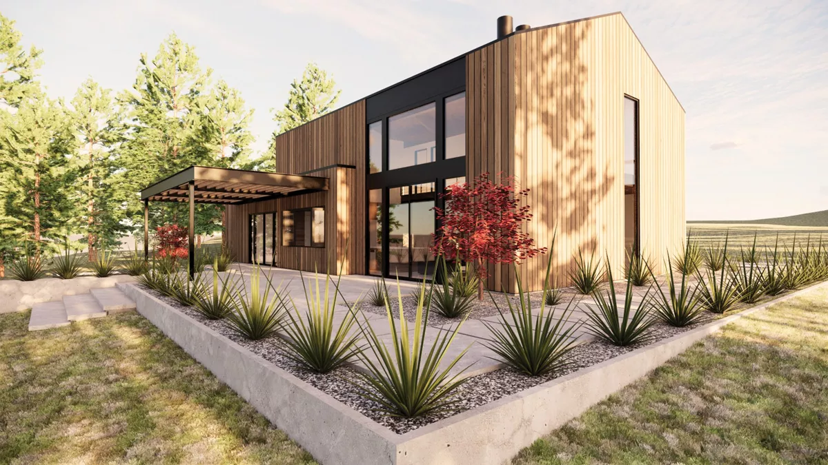 This project, titled Mountain Prairie home, was designed for a Colville client by&nbsp;HDG Architecture.&#10;&nbsp; - HDG ARCHITECTURE RENDERING