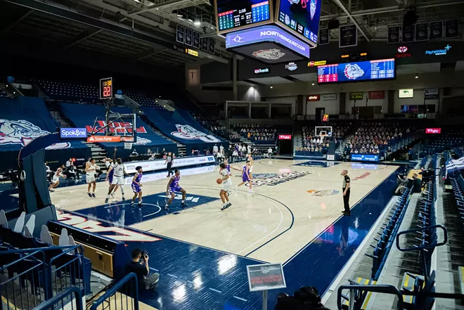 The Zags will try to take their domination in front of sparse crowds along with them to Vegas for the WCC tournament. - ERICK DOXEY