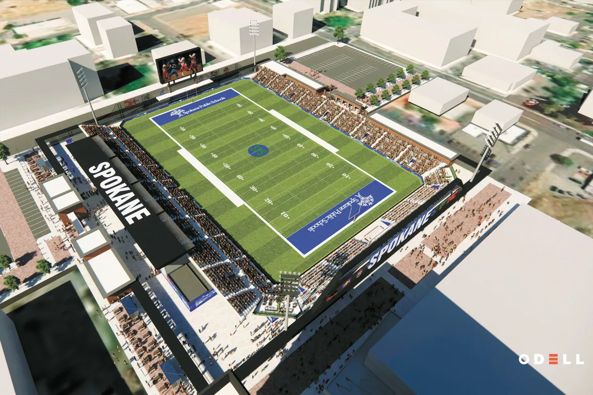 Part of the new stadium location proposal is the commitment by the United Soccer League to locate a team in Spokane.