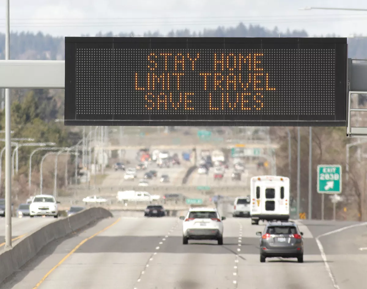 Staying home had a noticeable impact on carbon emissions, which plummeted globally last year by nearly 2 billion metric tons in 2020. - YOUNG KWAK PHOTO