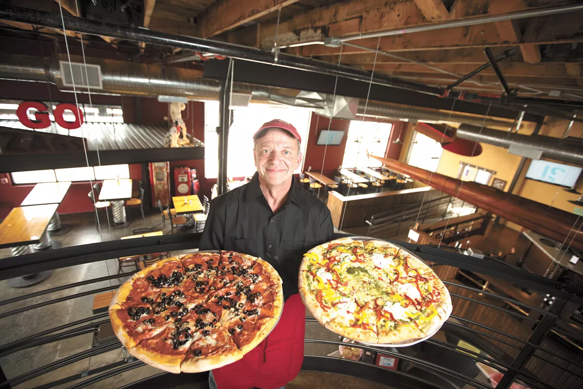 Mark Starr of David's Pizza is worried COVID-19 made people scared of each other. - YOUNG KWAK PHOTO