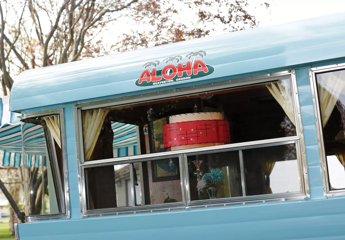 Les and Valerie Watson enjoy taking their restored 1962 World's Fair camper to events with other vintage trailer enthusiasts. "It's all about the people, it's all about the crowd," says Valerie. - YOUNG KWAK PHOTO