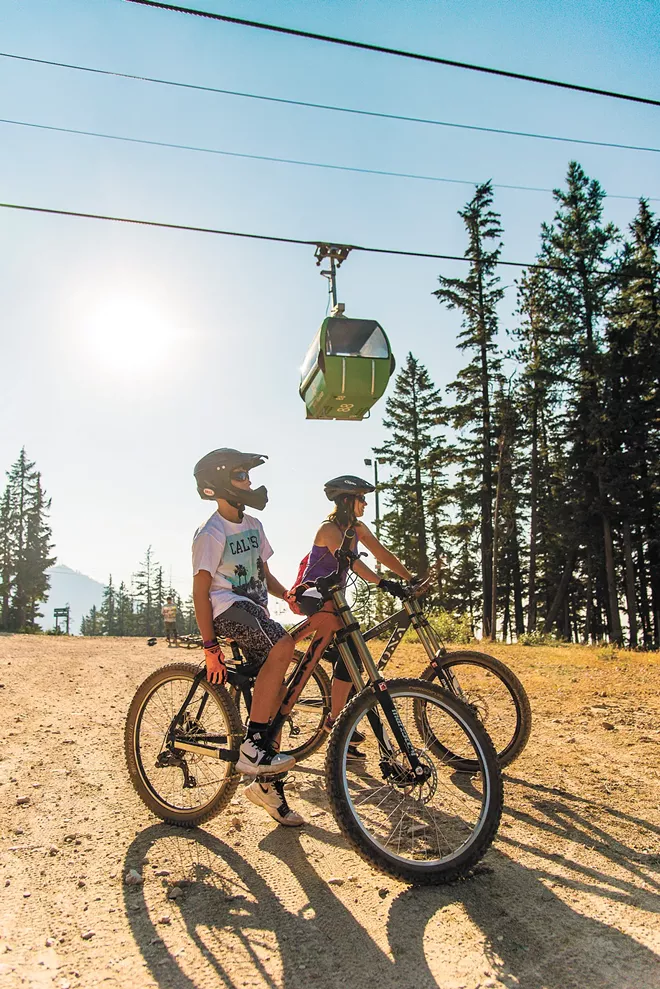 At Silver, you can drop 3,400 vertical feet, before hopping back on the lift and starting the ride all over again. - SILVER MOUNTAIN RESORT PHOTO