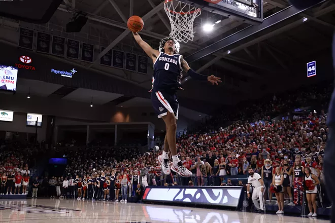 Julian Strawther could be the Zags under-the-radar scoring weapon. - PHOTO COURTESY GONZAGA ATHLETICS