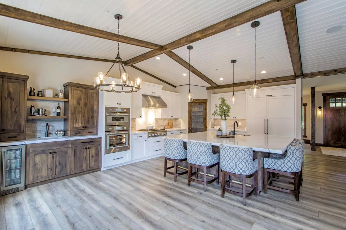 Designer Molly Hustoft says her project dubbed the "Peterson Remodel" took two years to complete, eventually overcoming delays due to the pandemic and supply chain issues. - MARY JO RAWLSKY/MAJOR IMAGES PHOTO
