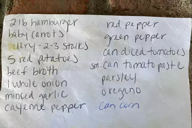 The genuine recipe card - JONATHAN BINGLE PHOTO