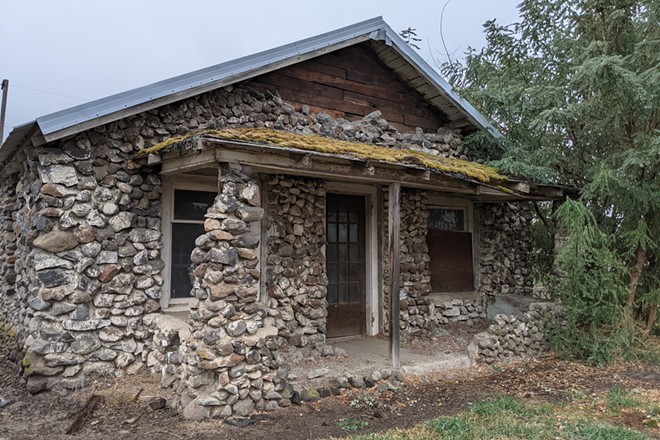 One of LaCrosse's historic rock houses yet to be restored. - CHEY SCOTT PHOTO
