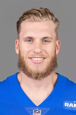 Smiling, but looking to wreck the Bengals on Sunday. - LOS ANGELES RAMS PHOTO