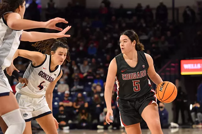 Charlisse Leger-Walker led the Cougs to two straight NCAA tourneys. - WSU ATHLETICS