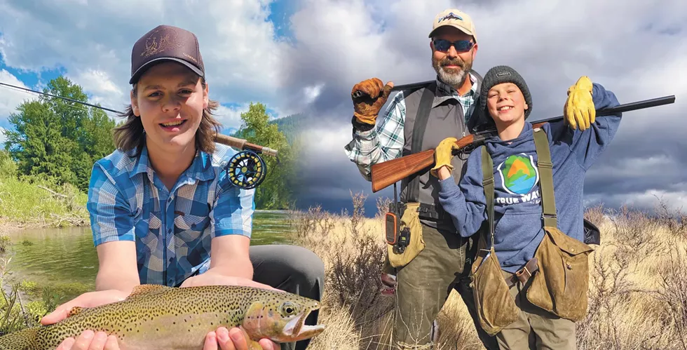 FROM LEFT: Lander, Ryan and Badge Busse enjoy hunting and fishing together. - COURTESY PHOTOS