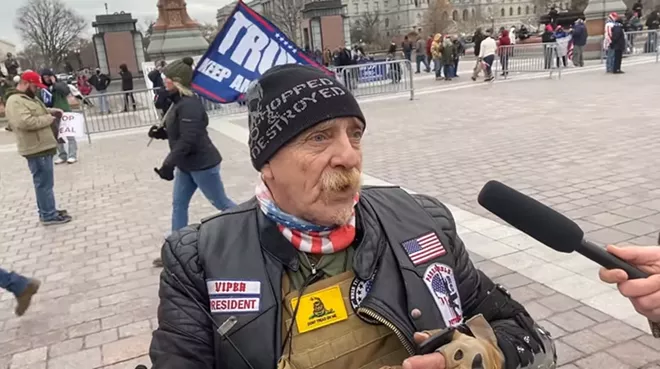 Mike "Viper" Birdsong interviewed after the Jan. 6 Capitol riot - MOTHER AMERICAN NIGHT YOUTUBE VIDEO SCREENSHOT