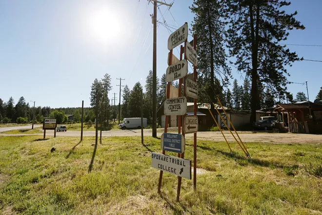 Wellpinit is the main town on the roughly 160,000-acre Spokane Indian Reservation. - YOUNG KWAK PHOTO