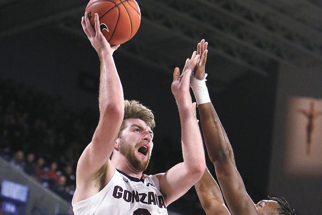 Drew Timme is back to try to win Gonzaga that elusive national title. - YOUNG KWAK PHOTO