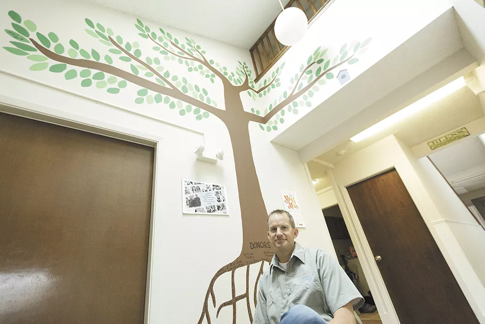 Family Promise of Spokane Executive Director Steve Allen ended up connecting the Friedrich family with a friend of his who had a home available. - YOUNG KWAK