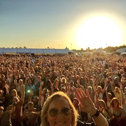 Melissa Etheridge's selfie from Monday night's Northern Quest concert. - TWITTER