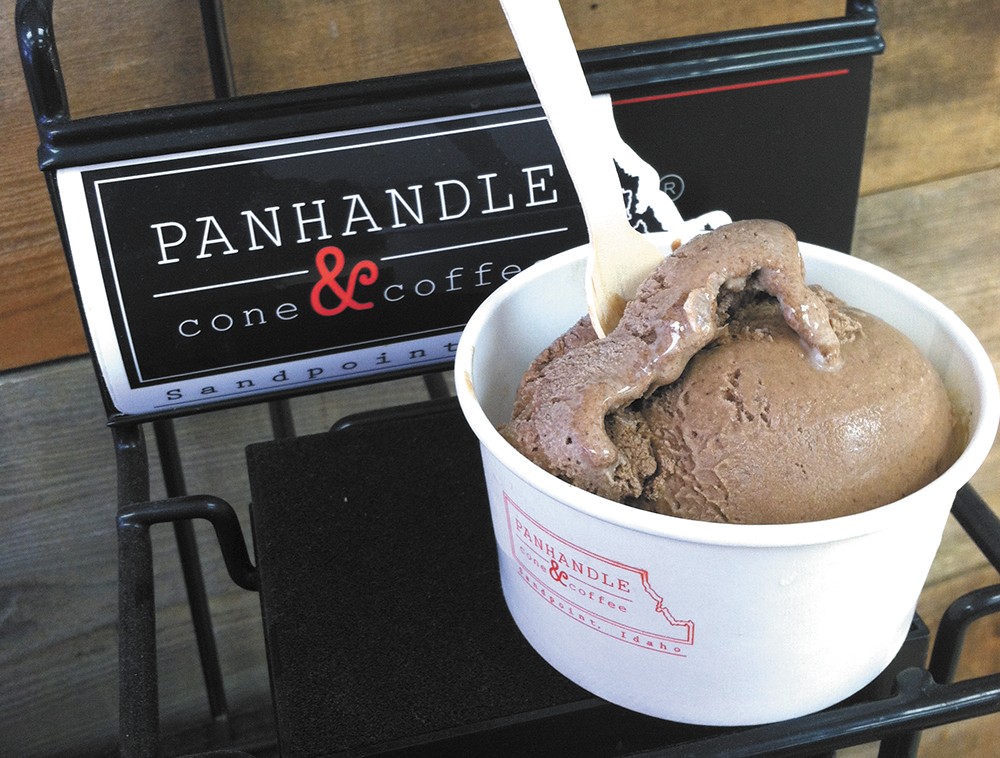 Ice cream from Panhandle Cone & Coffee. - CARRIE SCOZZARO