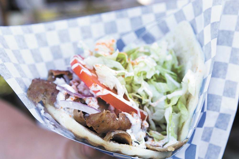 Azar's gyro is one of the local favorites on hand at Pig Out.