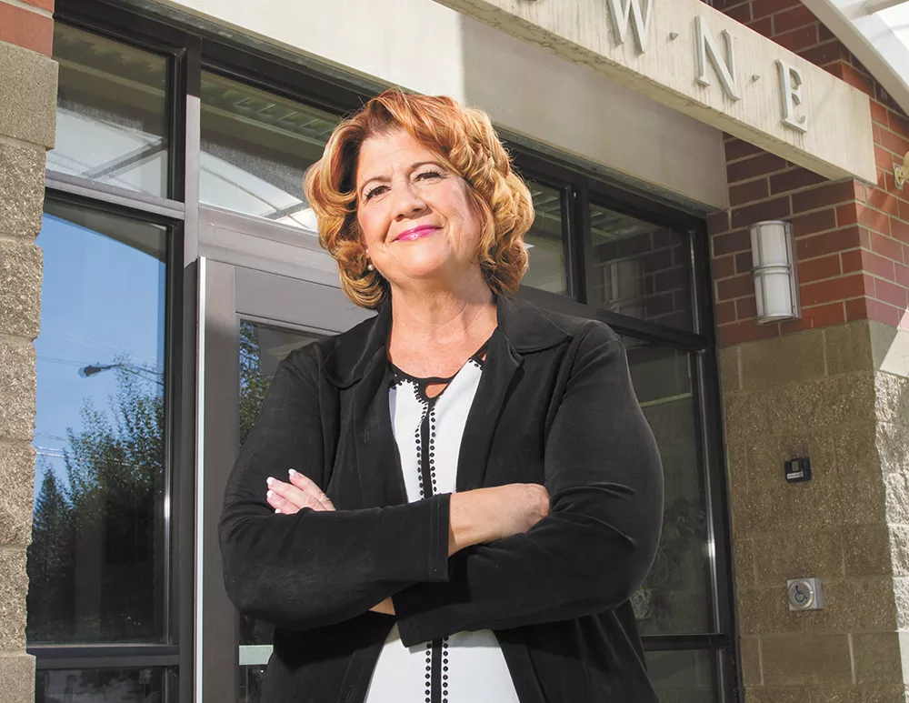 Even Spokane Education Association President Jenny Rose has been surprised by the union's votes this year. - JEFF FERGUSON