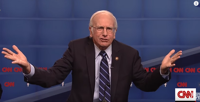 Larry David plays Bernie Sanders on SNL, and it was perfect