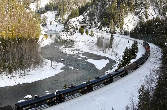 A Washington state agency has sued a Texas-based railroad for not reporting hazardous spills at it transports oil through the state. - ROY LUCK
