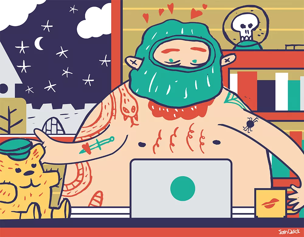 Remember, there's no shame in using the Internet to meet people. If the Craigslist Killer could do it, so can you. - JOSH QUICK ILLUSTRATION