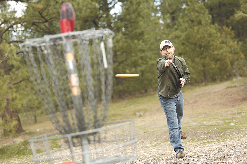 Downriver is one of three public disc golf courses in Spokane. - YOUNG KWAK