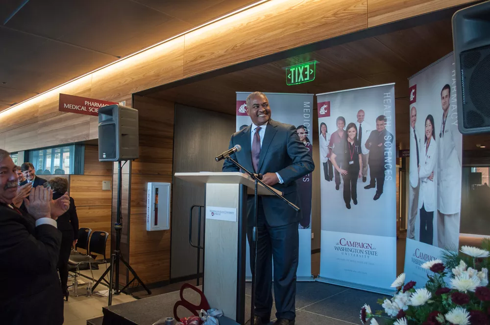 WSU has named the replacement for former president Elson Floyd, pictured, who died of cancer-related complications last year.
