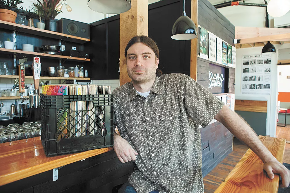 Charley Berryhill of Ramblin' Records & Vintage will offer about 5,000 records Saturday at The Bartlett for Record Store Day. - KRISTEN BLACK